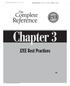 Chapter 3. J2EE Best Practices. Complete Reference / J2EE: TCR / Keogh / x / Chapter 3