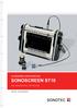 ULTRASONIC FLAW DETECTOR SONOSCREEN ST10 FOR NONDESTRUCTIVE TESTING MADE IN GERMANY