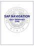 SAP NAVIGATION QUICK REFERENCE CARD