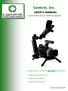 Camtrol, Inc. USER S MANUAL. Please Read Carefully BEFORE Operation. Camtrol Video Camera Stabilizing Quadpod. Detailed Setup Instructions