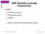 ARM Assembly Language. Programming