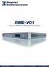 RME-V01. Digital Instruments. Time and Reference Measurement System