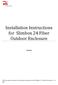 Installation Instructions for Slimbox 24 Fiber Outdoor Enclosure