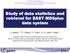 Study of data statistics and retrieval for EAST MDSplus data system