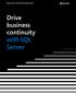 SQL Server technical e-book series. Drive business continuity with SQL Server