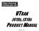 VTRAK PRODUCT MANUAL J610S, J310S. Version 1.0