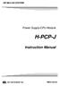 SR Mini HG SYSTEM. Power Supply/CPU Module H-PCP-J. Instruction Manual IMS01J02-E4 RKC INSTRUMENT INC.