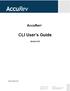 AccuRev. CLI User s Guide. Version 6.0