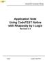 Application Note Using CodeTEST Native with Rhapsody by I-Logix Revision 0.2