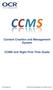 Content Creation and Management System CCMS and Right First Time Guide