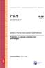 ITU-T K.66. Protection of customer premises from overvoltages SERIES K: PROTECTION AGAINST INTERFERENCE. Recommendation ITU-T K.