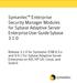 Symantec Enterprise Security Manager Modules for Sybase Adaptive Server Enterprise User Guide Sybase 3.1.0