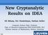New Cryptanalytic Results on IDEA