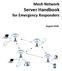Server Handbook for Emergency Responders