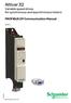 Altivar 32. Variable speed drives for synchronous and asynchronous motors. PROFIBUS DP Communication Manual 06/