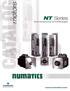 Table of Contents. NT Series Motors and Drives