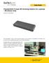 Thunderbolt 3 Dual-4K Docking Station for Laptops - Windows Only