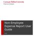 Non-Employee Expense Report User Guide
