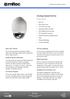 Analog Speed Dome. New 1/4 Sensor. Privacy Masking. Multi-Protocol Telemetry. IP66 Protection. Designed For Constant Use.