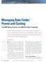 Managing Data Center Power and Cooling