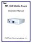 MT-350 Mobile Trunk. Operation Manual. PORTech Communications Inc.