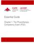 Essential Guide. Chapter 1: The Physiotherapy Competency Exam (PCE)