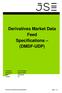 Derivatives Market Data Feed Specifications (DMDF-UDP)