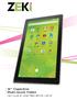 10 Capacitive Multi-touch Tablet. User s Guide for Model TBQG1084NB v