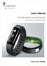 User's Manual. LEICKE Sharon ActivityTracker for smartphones with Bluetooth. Product number: WD67206