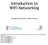 Introduction to WiFi Networking