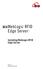 BEAWebLogic RFID. Edge Server. Installing WebLogic RFID Edge Server