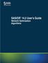 SAS/OR 14.2 User s Guide. Network Optimization Algorithms