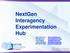 NextGen Interagency Experimentation Hub
