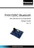 PAN1326C Bluetooth. Design Guide. Wireless Modules. Basic Data Rate and Low Energy Module. Rev. 1.0