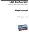 LINX Configurator. User Manual. For L-INX, L-GATE, L-ROC, L-IOB, L-DALI. LOYTEC electronics GmbH
