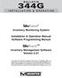 BULLETIN 344G. SiloPatrol Inventory Monitoring System. Installation & Operation Manual Software Programming Manual