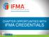 CHAPTER OPPORTUNITIES WITH IFMA CREDENTIALS