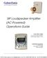SIP Loudspeaker Amplifier (AC-Powered) Operations Guide