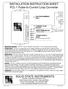 INSTALLATION INSTRUCTION SHEET PCL-1 Pulse-to-Current Loop Converter