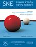 SNE SIMULATION NEWS EUROPE ARGESIM. Object-oriented and Structural-dynamic Modeling and Simulation I. Special Issue.