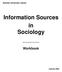 Information Sources in Sociology