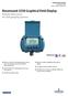 Rosemount 2230 Graphical Field Display Remote data access for tank gauging systems