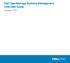 Dell OpenManage Systems Management Overview Guide. Version 11.0