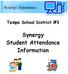 Tempe School District #3 Synergy Student Attendance Information