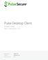 Pulse Desktop Client. Release Notes PDC 5.3R4 Build Release, Build Published Document Version. 5.3R4, 1161 December,