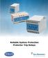 Reliable System Protection Protector Trip Relays