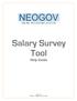Salary Survey Tool Help Guide