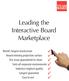 Leading the Interactive Board Marketplace