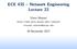 ECE 435 Network Engineering Lecture 23