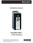 Honeywell. Installation manual. SmartVFD HVAC Variable Frequency Drives for Variable Torque Applications